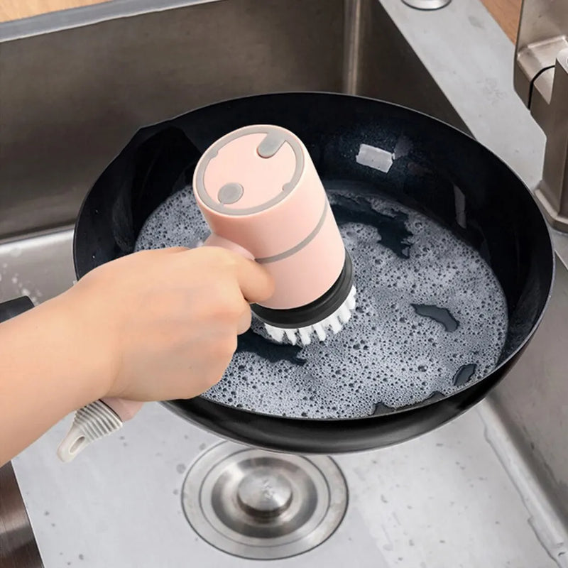 Escova Elétrica De Limpeza - Muti-Funcional com Esponjas